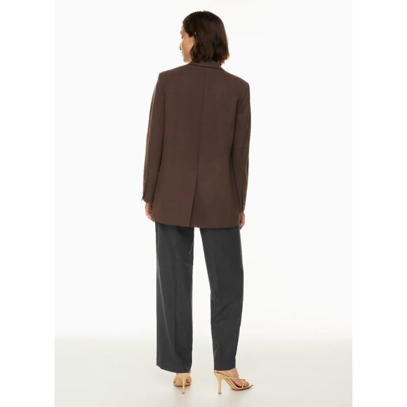 NWT Babaton Aritzia rich mocha brown Agency blazer - Picture 4 of 8